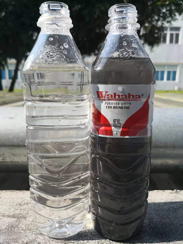 傳統(tǒng)沉淀工藝與瞬分凈水機出水對比 傳統(tǒng)沉淀工藝與瞬分凈水機出水對比